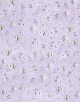 Dollhouse Miniature Wallpaper: 1/2" Scale Fairies